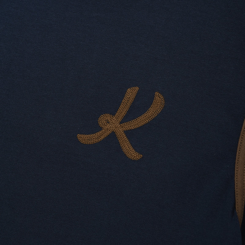 グラフィックリンガーTシャツ【ネイビー】