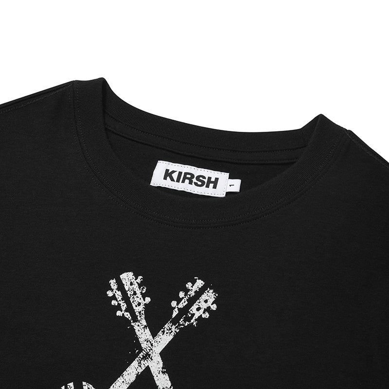 ユニオンジャッククロップTシャツ【ブラック】