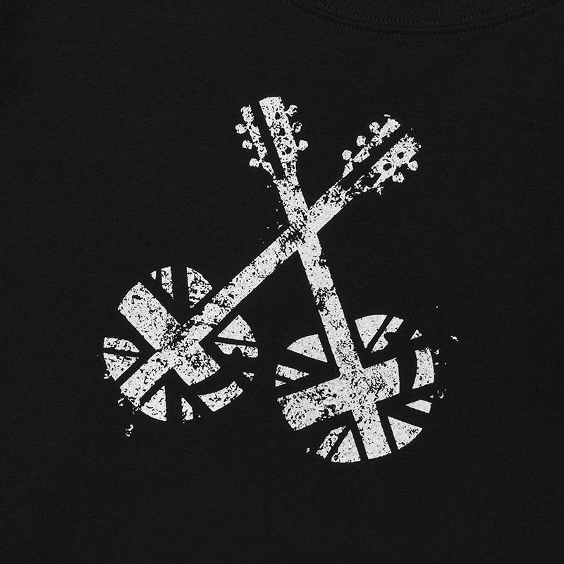ユニオンジャッククロップTシャツ【ブラック】