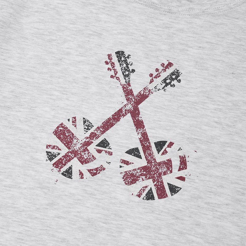 ユニオンジャッククロップTシャツ【ブラック】
