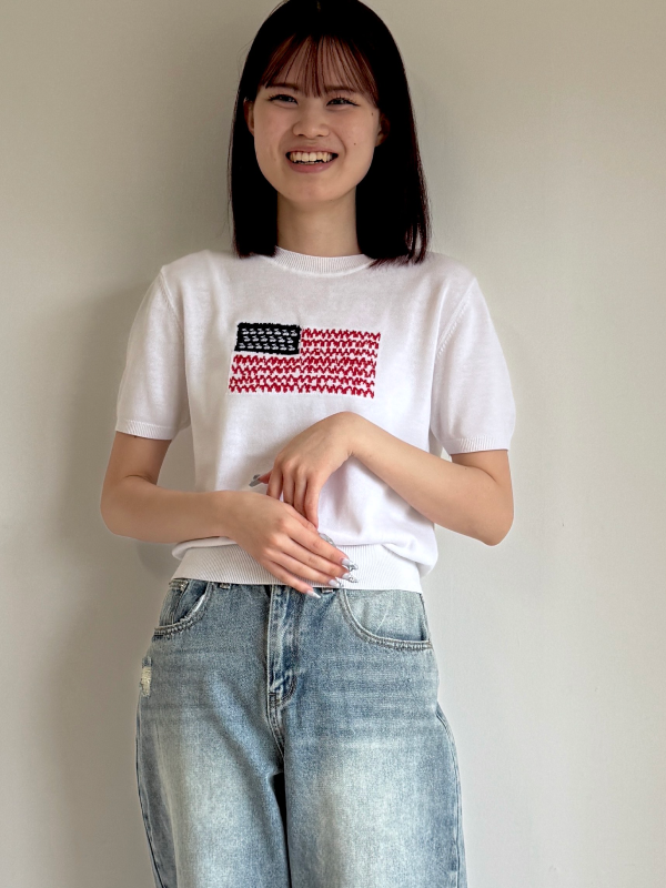 dot&amp;strips childwoman 未使用 サマーニット classicalelf（クラシカルエルフ） ニット セーター その日の気分に
