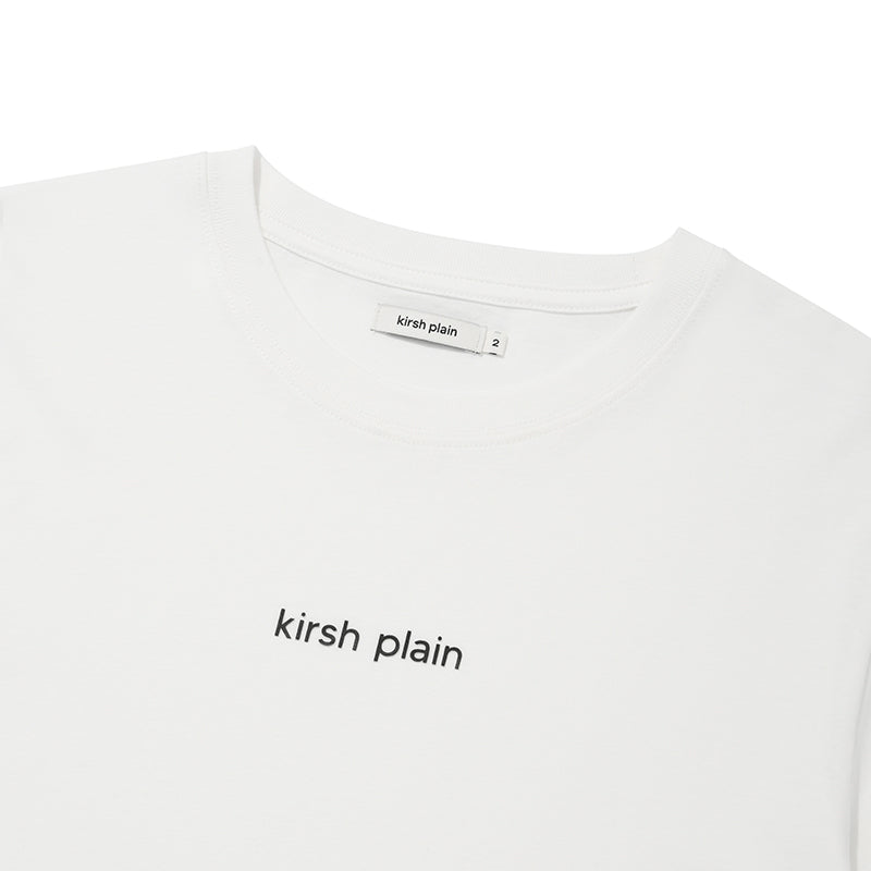 KIRSHプレーンワーディングポイントTシャツ【ダークネイビー】