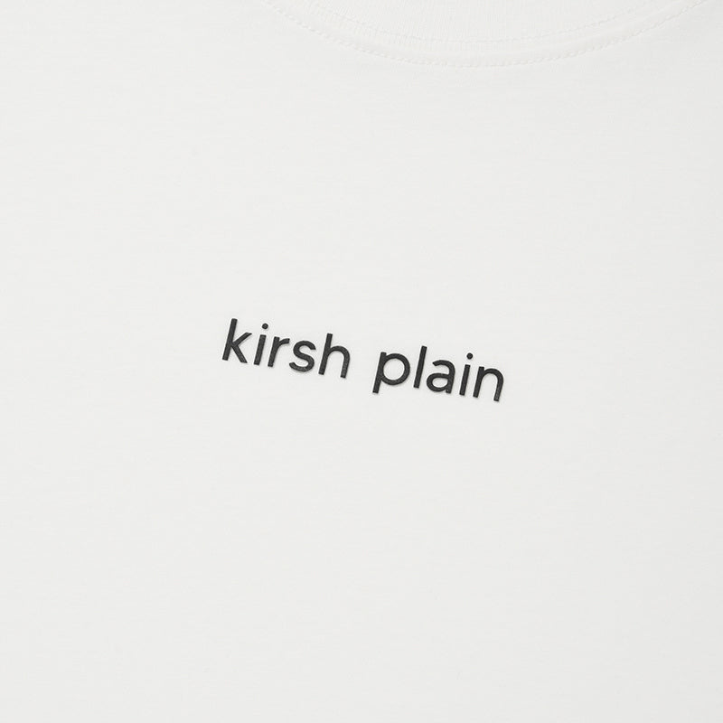 KIRSHプレーンワーディングポイントTシャツ【ダークネイビー】