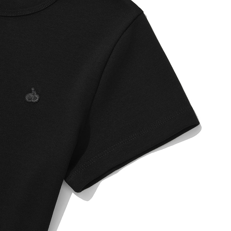 KIRSH プレーンスリムTシャツ【ダークグレー】