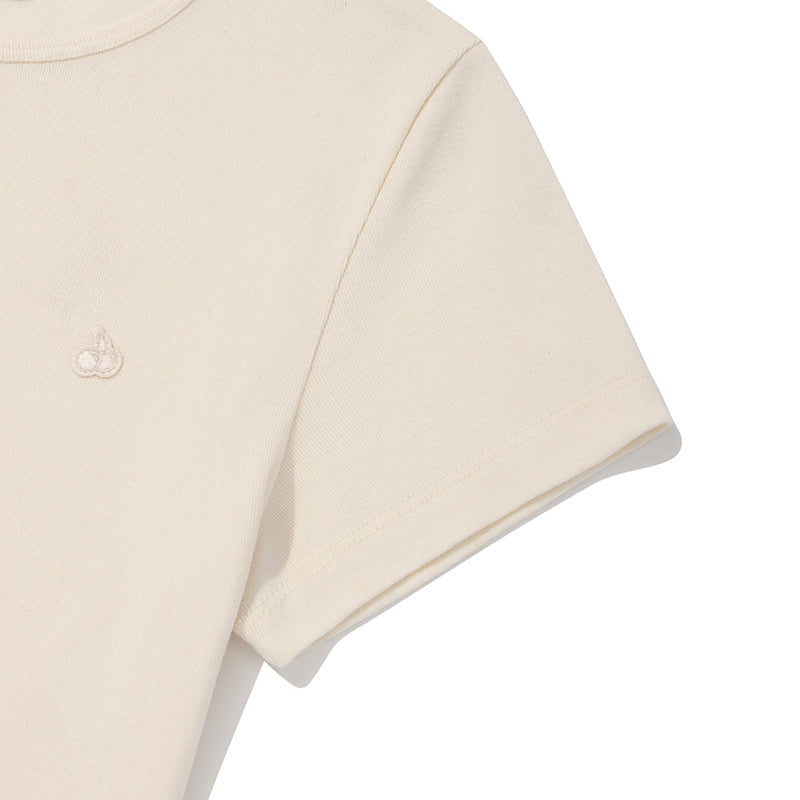 KIRSH プレーンスリムTシャツ【ダークグレー】