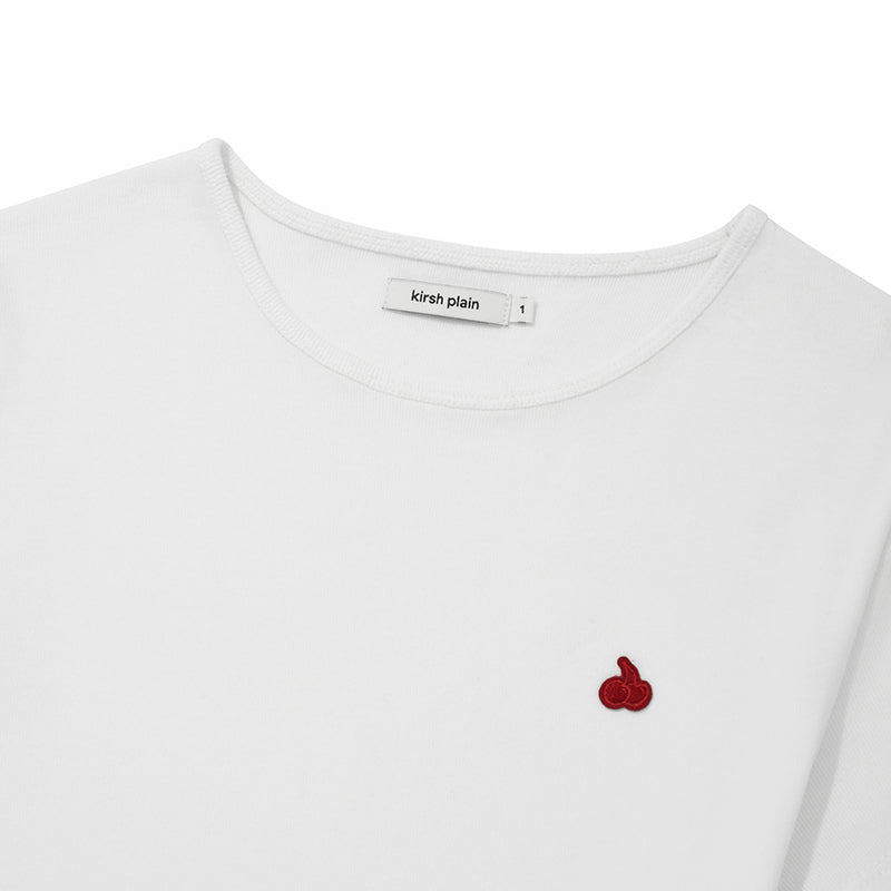 KIRSH プレーンスリムTシャツ【ダークグレー】