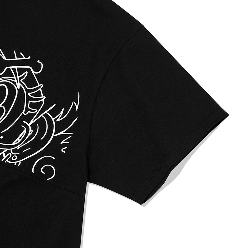 KIRSH X SUNONEBIRD ビックオーバーアイTシャツ【ネイビー】