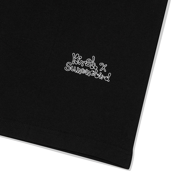 KIRSH X SUNONEBIRD ビックオーバーアイTシャツ【ネイビー】