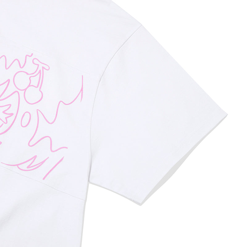 KIRSH X SUNONEBIRD ビックオーバーアイTシャツ【ネイビー】