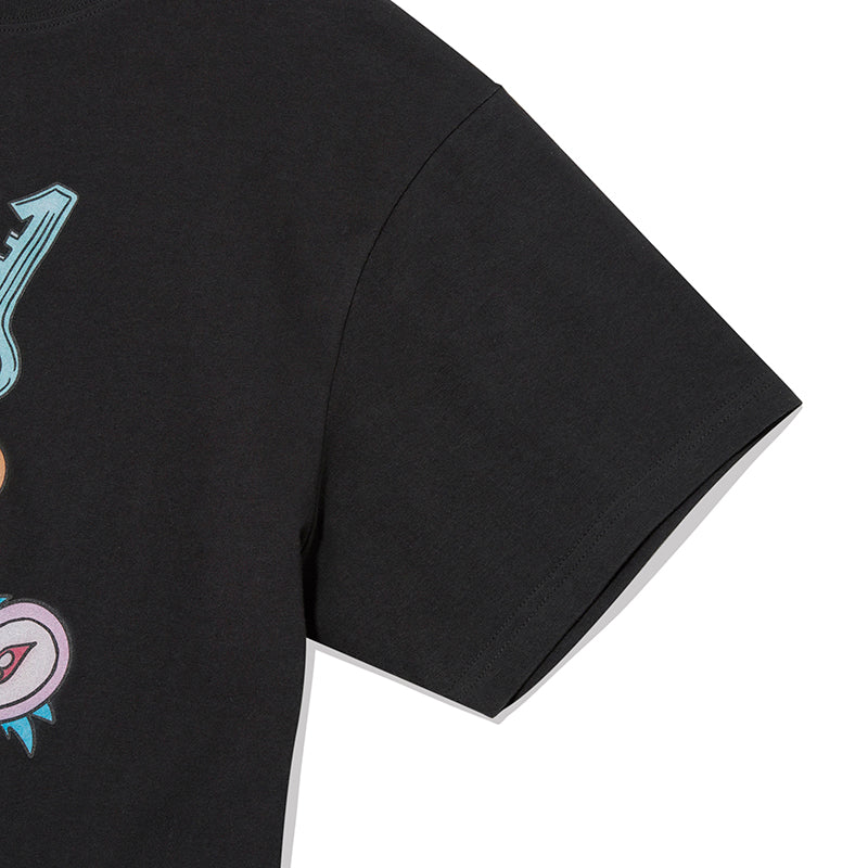 KIRSH X SUNONEBIRD グラフィックルーズフィットTシャツ【ホワイト】