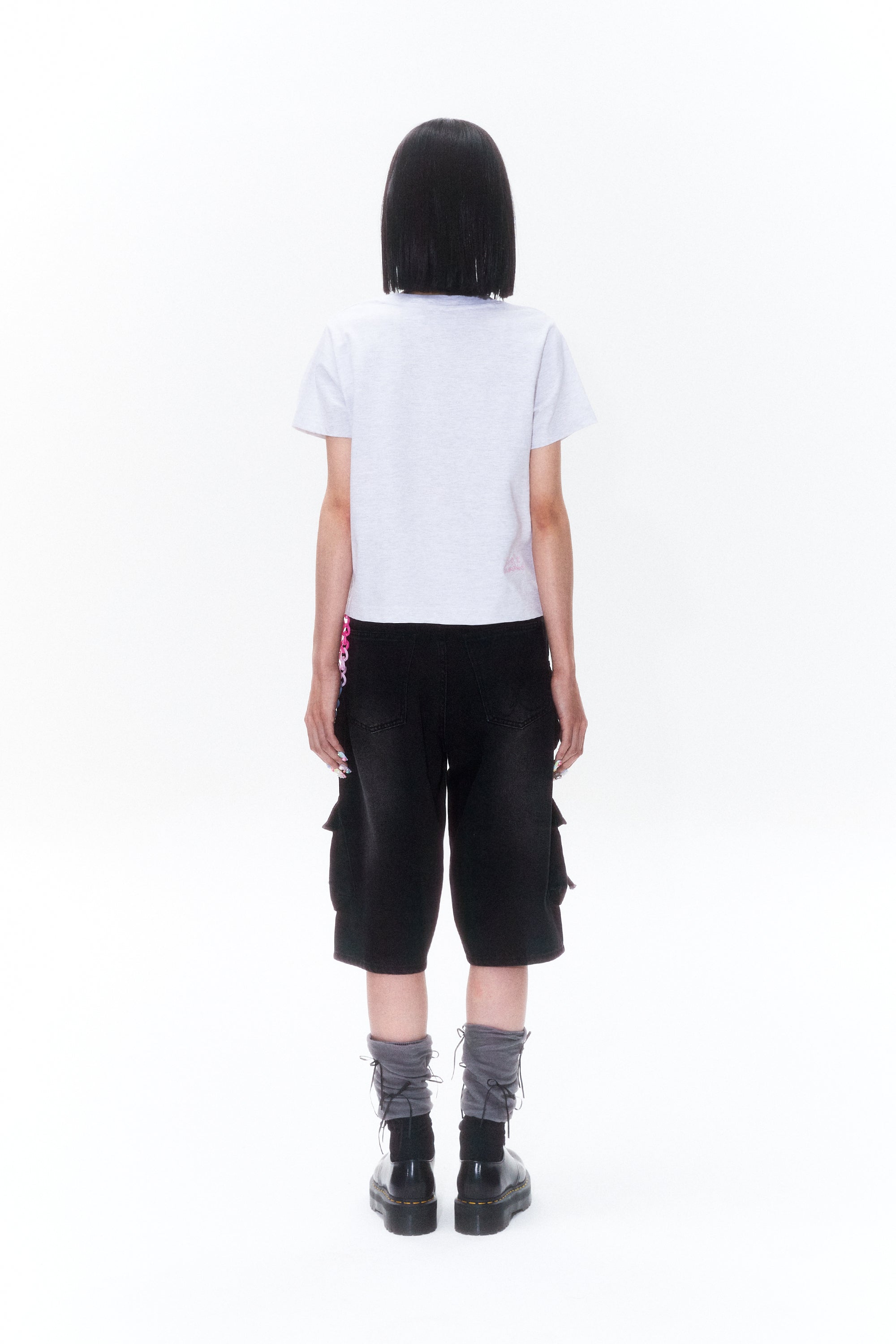 KIRSH X SUNONEBIRD グラフィックスタンダードフィットTシャツ【メランジグレー】