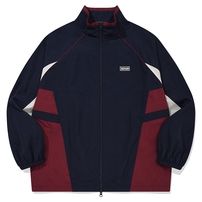 カラーブロックラグランジャンパー【ダークネイビー】