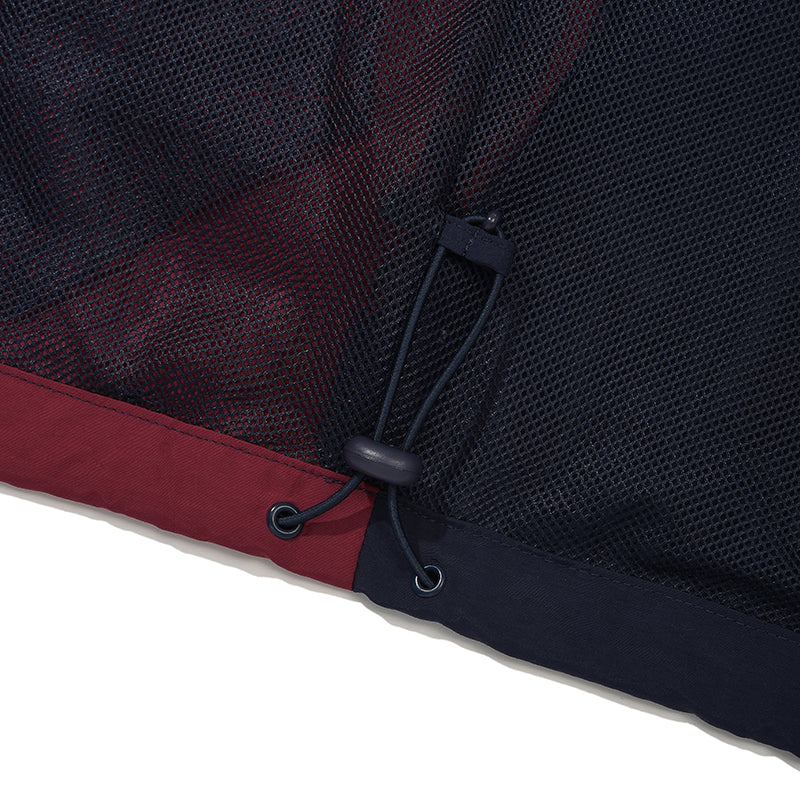 カラーブロックラグランジャンパー【ダークネイビー】