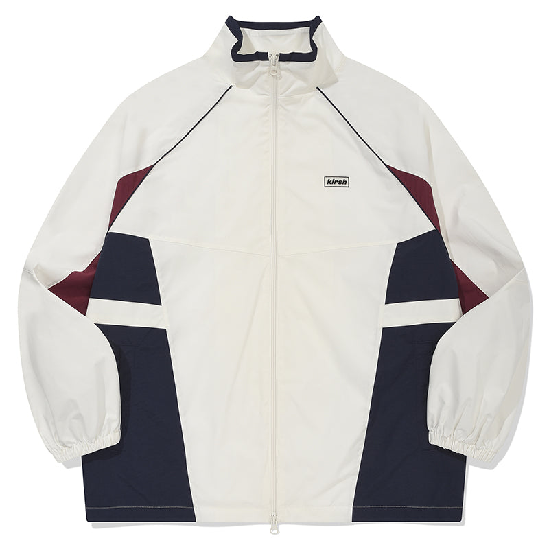 カラーブロックラグランジャンパー【ホワイト】