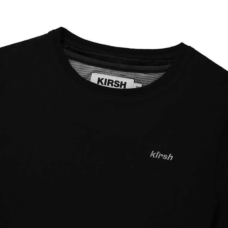 ストライプレイヤード2パックTシャツ【ネイビー】