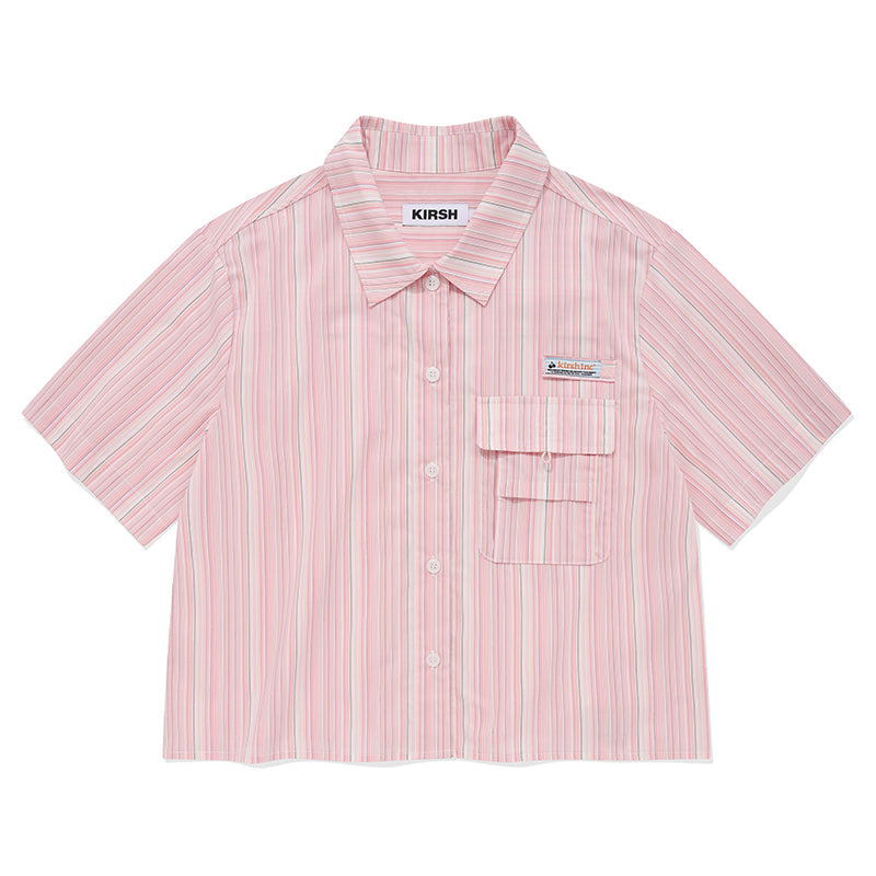 希少90s 不味 SHIRIN GUILDシリンギルド シャツストライプ ビンテージ
