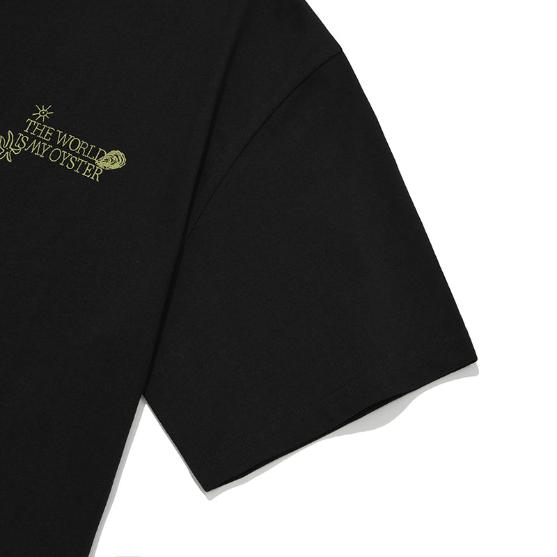 ユニオイスターグラフィックTシャツ【オレンジ】