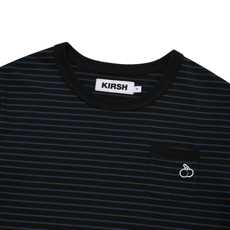 ユニブルーカームストライプTシャツ【スカイ】