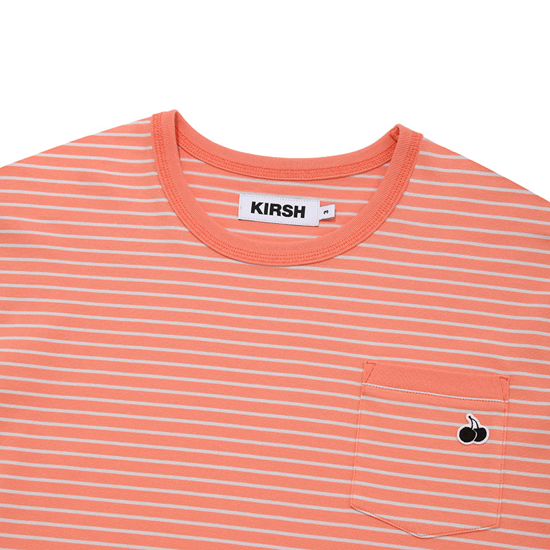 ユニブルーカームストライプTシャツ【スカイ】