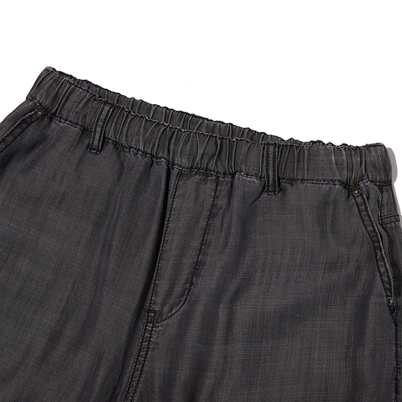 ウィメン クールワイドフィットバンディングパンツ【グレー】