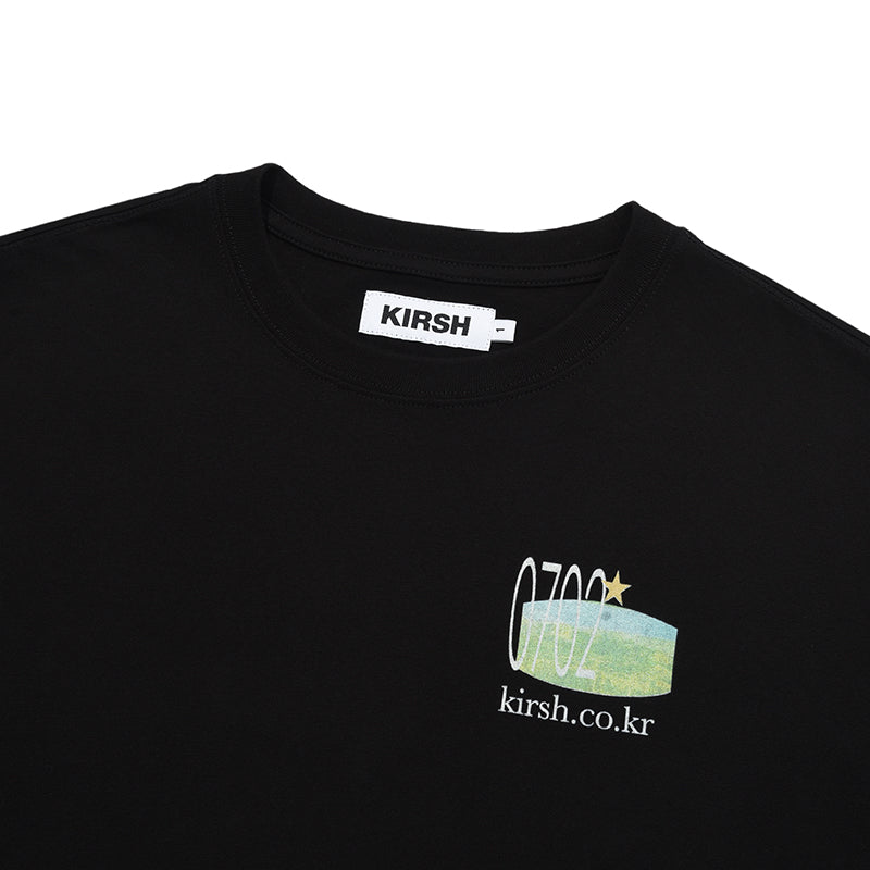 【超十代モデル】植村颯太さん着用アイテム　UNI ユースホステル グラフィックTシャツ【ブラック】