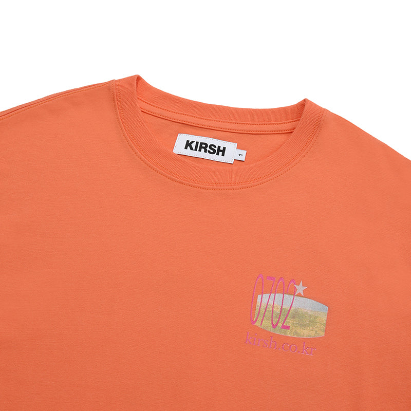 UNI ユースホステル グラフィックTシャツ【オレンジ】