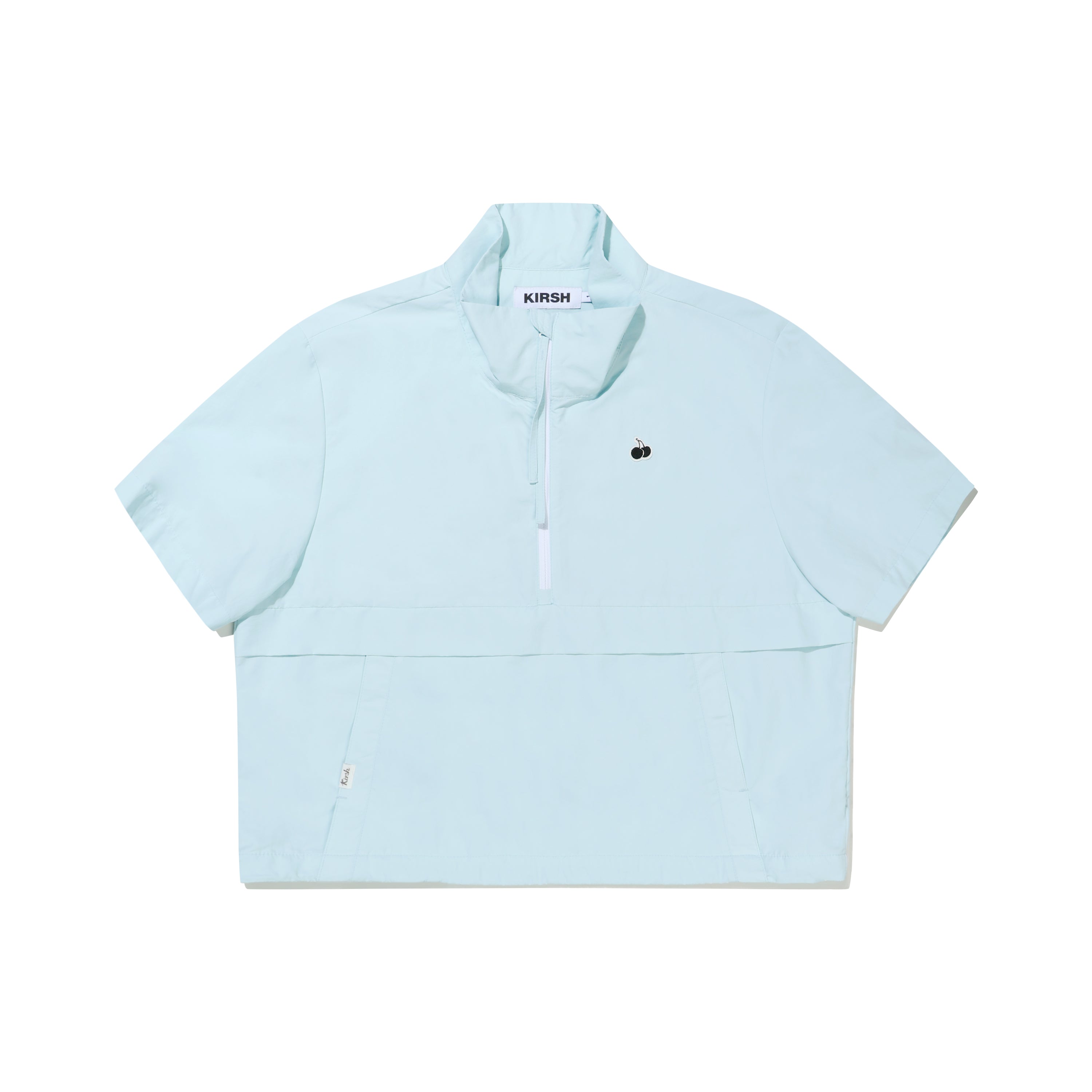 UNI モノチェリーハーフジップアップアノラック【アイス】