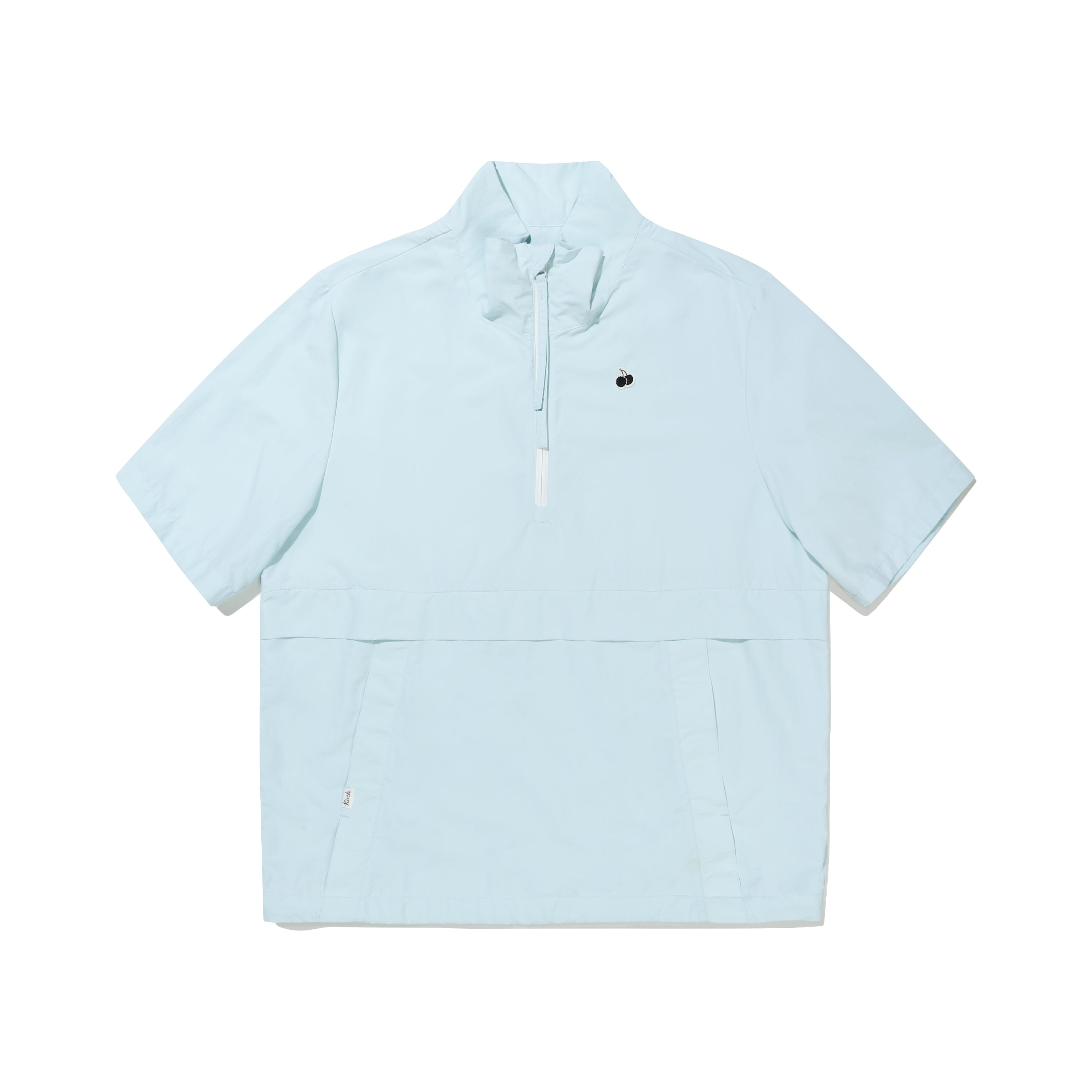 UNI モノチェリーハーフジップアップアノラック【アイス】