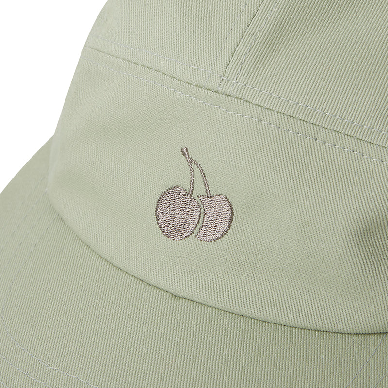 モノチェリーロゴキャンプキャップ【ライトカーキ】