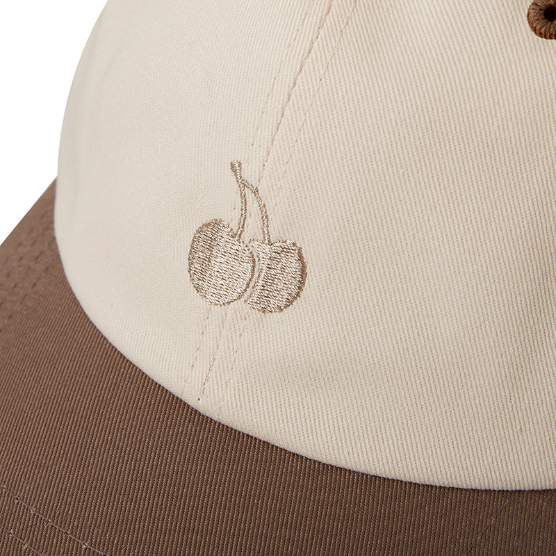 モノチェリーカラーミックスボールキャップ【クリーム】