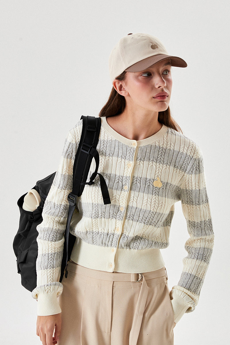 モノチェリーカラーミックスボールキャップ【クリーム】