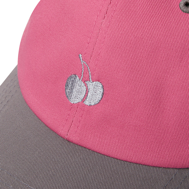 モノチェリーカラーミックスボールキャップ【ピンク】