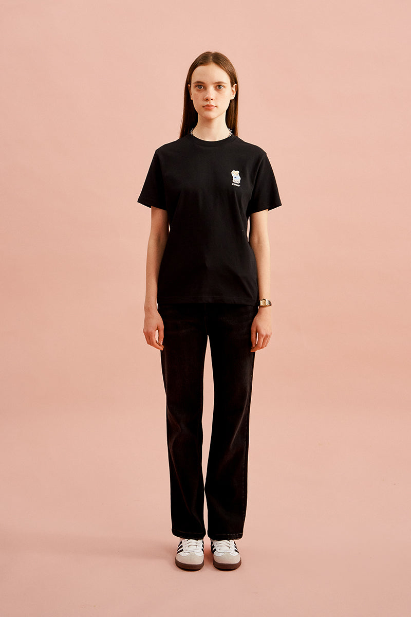 ウィッティバニーワッペンTシャツ【ブラック】