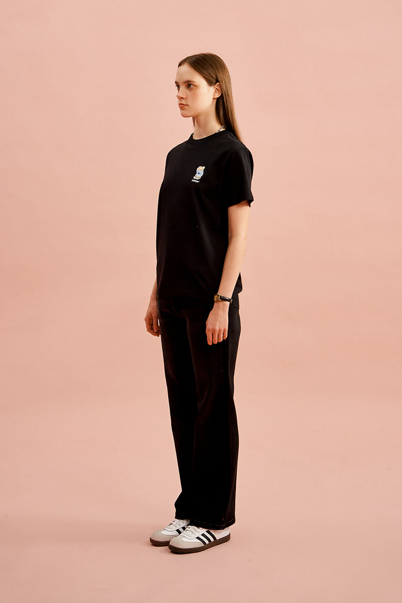 ウィッティバニーワッペンTシャツ【ブラック】