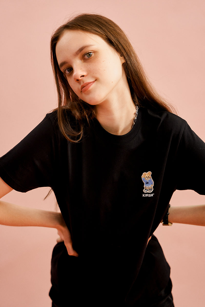 ウィッティバニーワッペンTシャツ【ブラック】