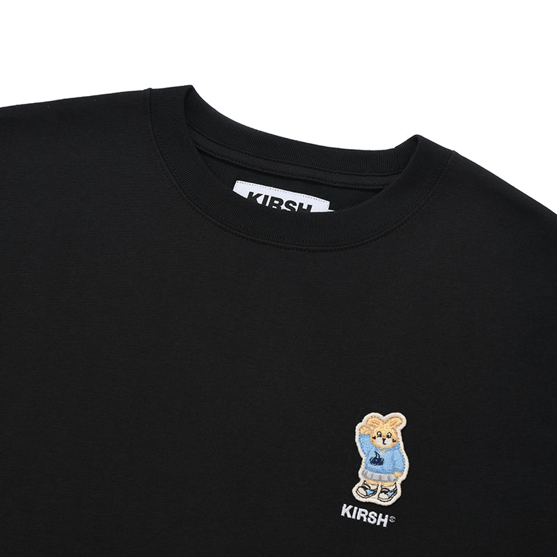 ウィッティバニーワッペンTシャツ【ブラック】