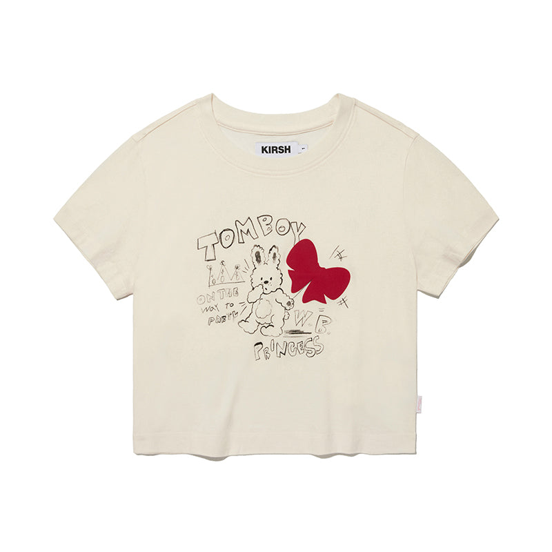 ウィッティバニートムボーイ Tシャツ【アイボリー】