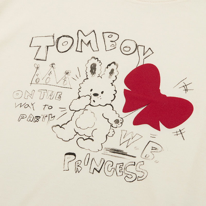 ウィッティバニートムボーイ Tシャツ【アイボリー】