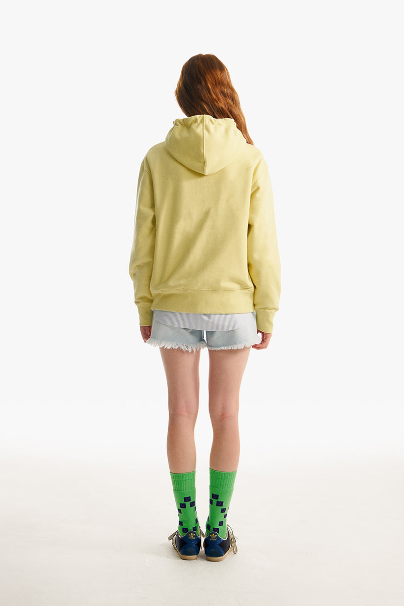ウィッティバニーワッペンフーディージップアップ【イエロー】