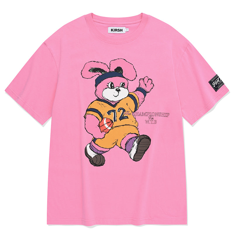 ウィティーバニールーズフィットグラフィックTシャツ【ピンク】