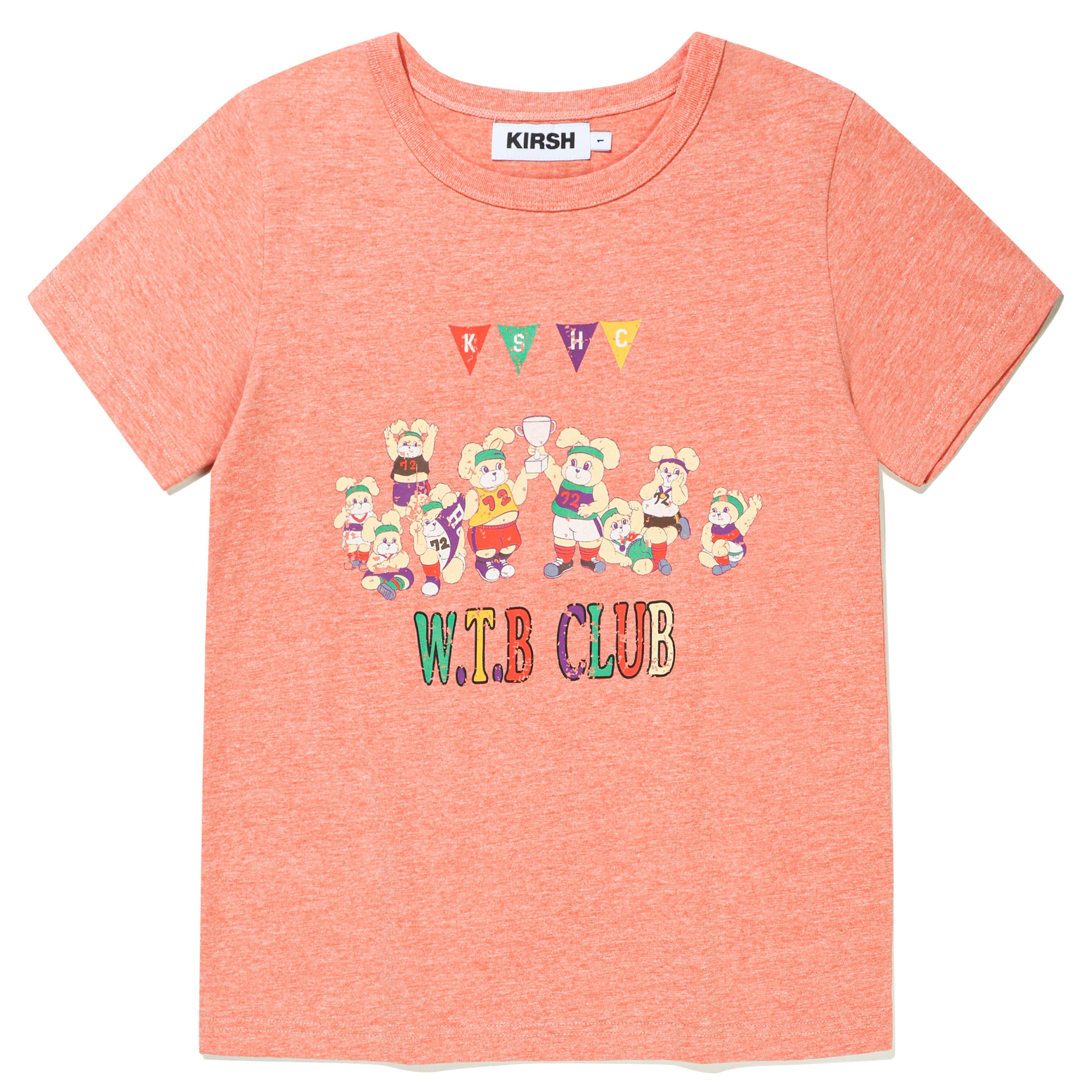 ウィティーバニービンテージグラフィックTシャツ【メランジオレンジ】