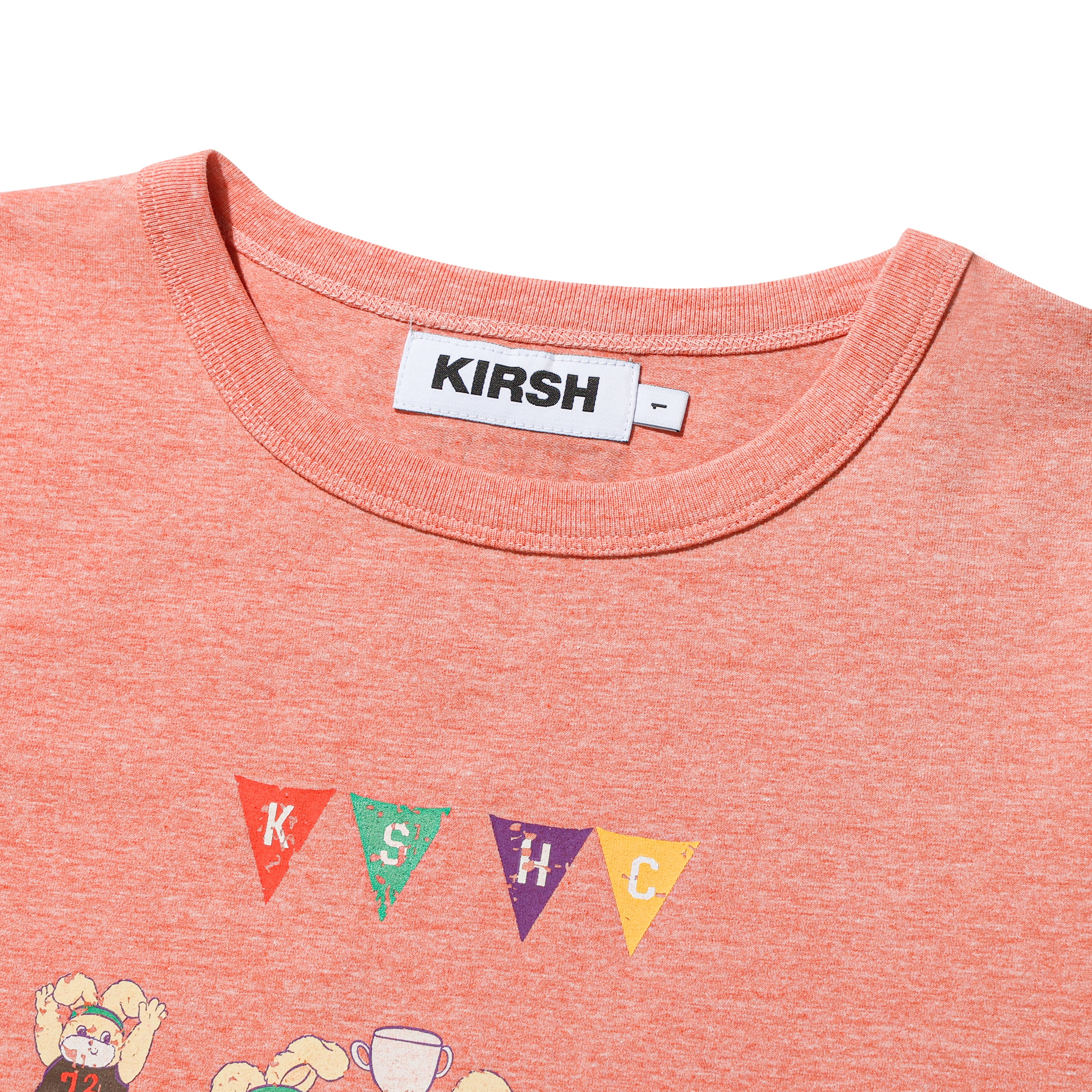 ウィティーバニービンテージグラフィックTシャツ【メランジオレンジ】