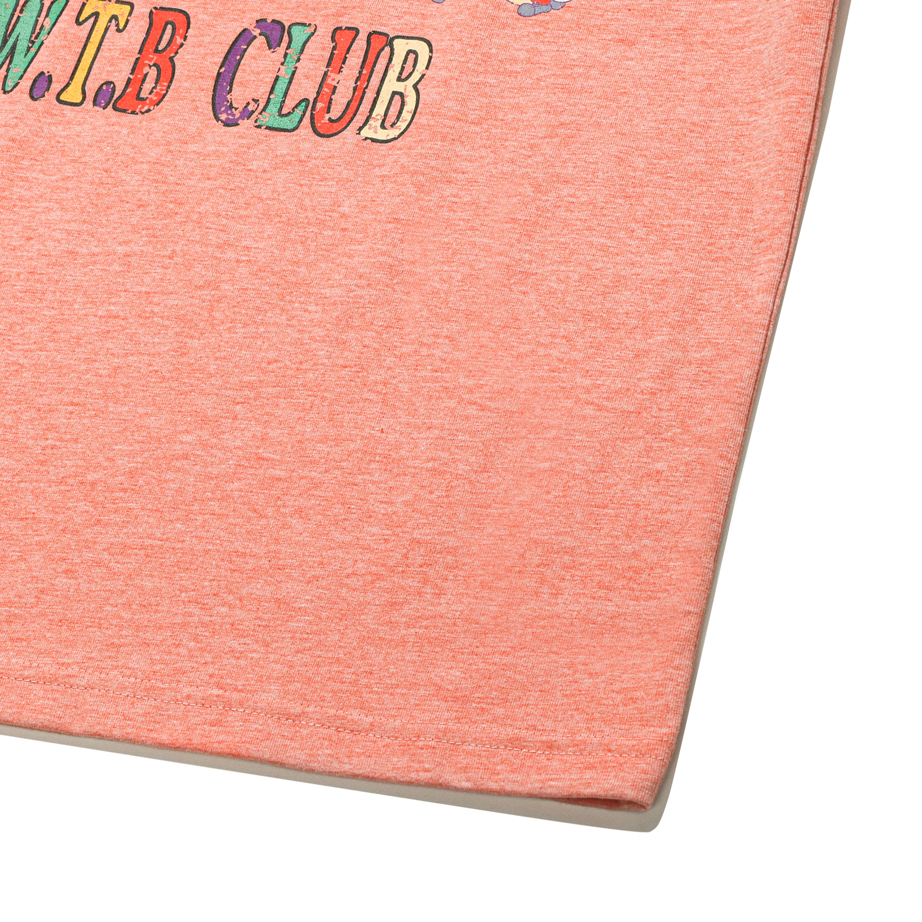 ウィティーバニービンテージグラフィックTシャツ【メランジオレンジ】