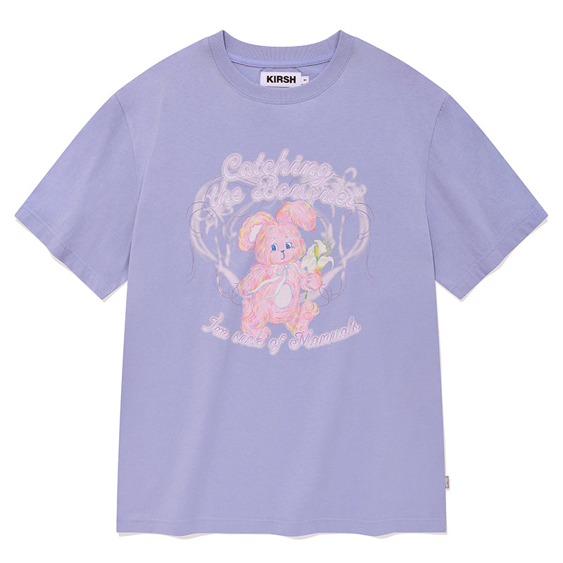 ウィッティバニーブーケガールTシャツ【ライトラベンダー】