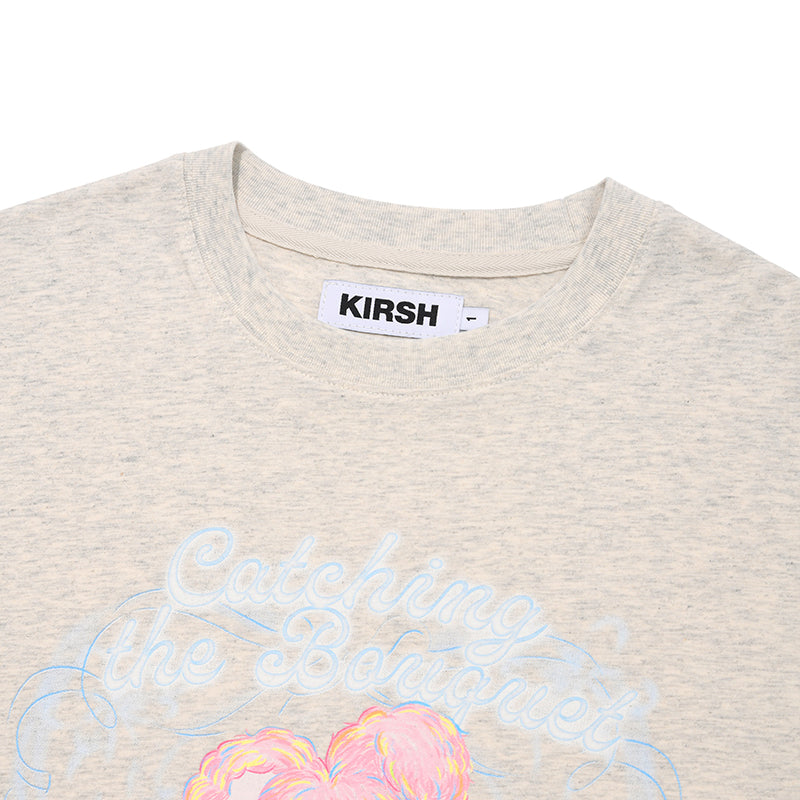 ウィッティバニーブーケガールTシャツ【オートミール】