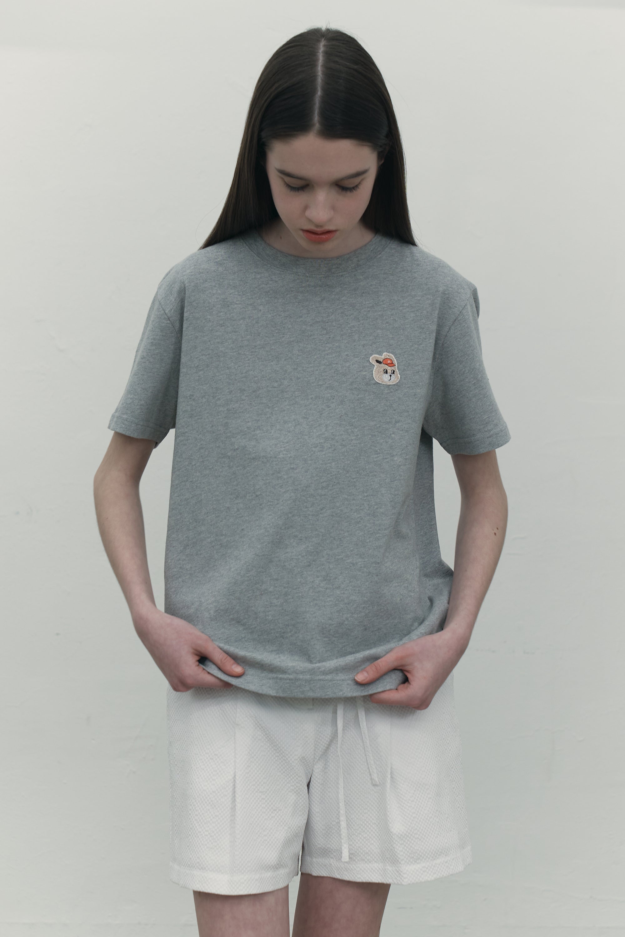 ウィティーバニーワッペンTシャツ【ホワイト】