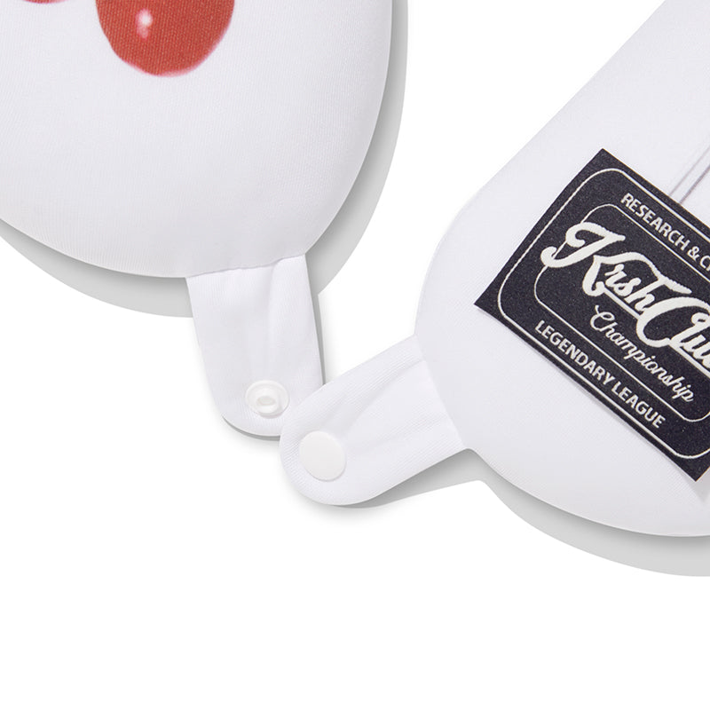 ブレックファストグラフィックネックピロー【ホワイト】