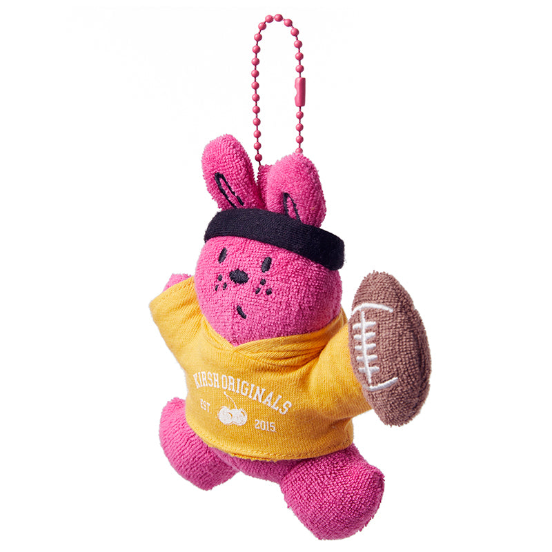 ウィティーバニー ラグビープレイヤーキーリング【ピンク】