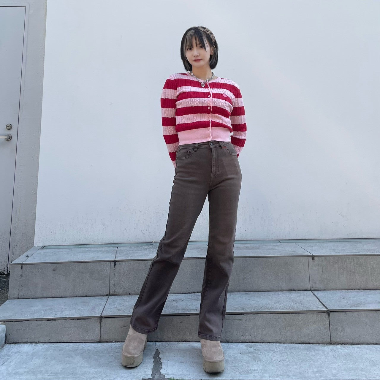モデル身長165cm 着用サイズ1