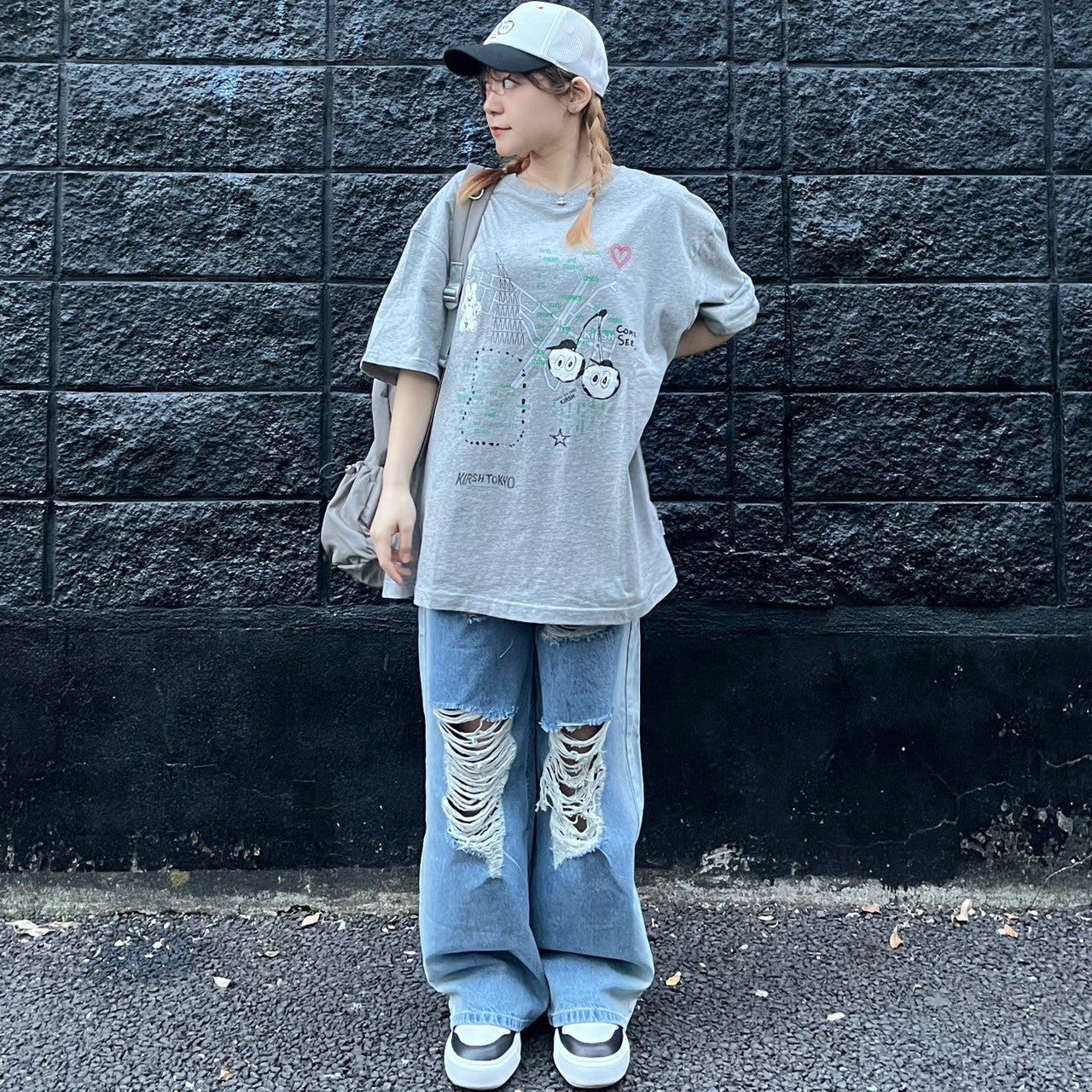 【日本限定】KIRSH X TOKYO チェリートラッカーボールキャップ【ブラック】